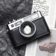 For Yashica 35GS Case Film Camera Real Leather Half Camera Case Bag Cover Black