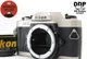 [Near Mint w/strap] Nikon FM10 35mm SLR Film Camera Silver Body From JAPAN #2527