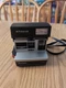 Vintage Polaroid Sun 600 LMS Instant Film Camera with Strap Untested