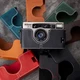 Handmade Genuine Real Leather Half Camera Case Bag Cover For Nikon 28TI 35TI