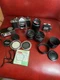 Pentax Asahi SV SLR Camera Body 3 Lenses Filters AS-IS 35mm Film Camera Vintage