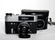 FED-5B Soviet Copy Leica Film Camera w/s lens industar 61 + leather case!