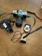 Minolta SR-1s 35mm SLR Film Camera, lens, flash, camera bag