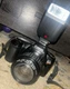Canon EOS Rebel II Camera Body 35mm Camera & Speedlite 200E Flash Attachment