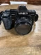 Minolta Maxxum 7000 35mm SLR Film Camera AF 50 Lens Turns On