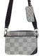 Louis Vuitton Damier Graphite 3D Trio Messenger N50027 Canvas White/Gray