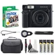 Fujifilm Instax Wide 400 Camera (Jet Black) w/ Case, 20 Film & Cleaning Kit