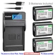 Kastar Battery LCD Charger for Sony NP-FW50 BCTRW & Sony ILCE-5100 Alpha a5100