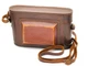 MOSKVA 5 Camera case, brown, leather, Vintage MOCKBA-5 KMZ
