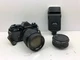 Vintage Yashica FX-3 35mm DeJUR 1:2.8 135mm Lense With Minolta 128 Auto Flash