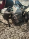 Pentax MG 35mm Film Camera with Lens, Flash,  and 2x attachment. mint