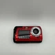 Minolta MN40WP Waterproof Digital Camera 48MP 2.7K QHD Video Dual Screen Red