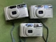 Lot Of 3 Fujifilm Camera And Case DL-270 Zoom Super, Auto Date, UNTESTED AS-IS