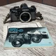 Yashica FX-D Quartz 35mm SLR Camera Body Untested For Parts Or Repair W/MANUAL