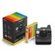 Polaroid Now Black Instant Camera + Color Film Bundle (8 Photos)