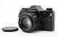 Canon Ae-1 Black Slr Film Camera New Fd 50mm F1.4 New Light Seals 【Exc】 7347