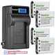 Kastar Battery LCD Wall Charger for Casio NP-80 CNP80 Casio Exilim EX-S5 Camera