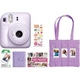 FUJIFILM INSTAX MINI 12 Instant Film Camera Bundle - Lilac Purple