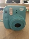 Fujifilm Instax Mini 8 Instant Film Camera Mint Aqua  Green Tested Working