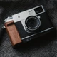 Wooden Metal Attachment Grip Flannel Base for XHalf Fujifilm X-Half Camera New
