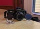 Pentax K2 SLR 35mm Film Camera in Black w/ Pentax M 50mm f1.4 Lens + Cap & Strap