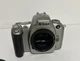 Nikon N55 35mm Camera FOR PARTS ONLY battery clip holder broken / Lens Cap Incl