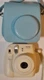 Fujifilm Instax Mini 8 White Instant Film Camera With Teal Carry Case-Works