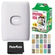 Fujifilm Instax Mini Link 2 Smartphone Printer Clay White + Instant Film