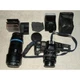 Vtg Minolta Maxxum 7000 35mm SLR Camera Bundle W/ 2 Lens Flash Filter Untested