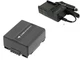Battery + Charger For Panasonic PV-GS120 PV-GS150 PV-GS180 PV-GS250 Camcorder