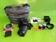 PENTAX SF1 SLR Film Camera BUNDLE w/ Tamron 28-200mm Bag Flash Manual - WORKS