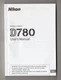 Nikon D780 DSLR Camera Genuine Instruction Manual / User Guide In English
