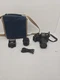 Chinon CM-5 35mm film camera w/ 2 lenses Case & Flash Made In Japan Vintage RARE