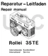 ROLLEI Repair Manual 35 TE 35mm film camera SERVICE MANUAL - Download Only