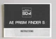 Zenza Bronica AE Prism Finder S Instruction Manual for SQ-A Camera: Reprint