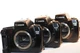 THREE Canon EOS 35mm FILM SLR Analog cameras A2 A2E EOS5 NOT WORKING part repair