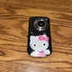 Vintage Hello Kitty Sanrio Black Polka Dot Digital Camera 2012 Powers On AS-IS