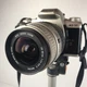 Pentax MZ-50 Camera Sigma Zoom Lens and Tripod