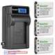 Kastar Battery LCD Wall Charger for Fujifilm NP-45A 45B 45S Fuji instax Mini 70