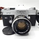 Canon FT QL 35mm SLR Film Camera with 50mm FL Lens- Tested & Working!