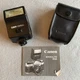 Canon Speedlite 188A Shoe Mount Flash for 35MM SLR Film Camera + Case Parts Only