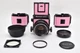 Pink Leather [Opt MINT 2 Film Back] Mamiya RB67 Pro Camera 127mm Lens From JAPAN