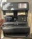 Vtg. Polaroid One Step Close Up 600 Film Camera Built in Flash w/Strap Untested