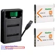 Kastar Battery LCD Dual Charger for Sony NP-BN1 BC-CSN Sony Cyber-shot DSC-W610
