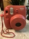 Fujifilm Instax Mini 8 Instant Film Camera - Red Raspberry Tested Works