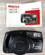 Vtg. PENTAX ZOOM 105R Point & Shoot Film Camera New Batteries/Manual 38-105 mm