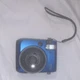 Fujifilm Instax Mini 70 Instant Film Camera Blue Built-in Flash Fixed Focus