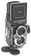 Rolleiflex 2.8 GX black with Zeiss Planar Rollei HFT lens, camera for 120 Film