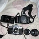 Camera Bundle: Nikon N6006, Praktica MTL3 with case, Kodak S900 Tele, Lens.