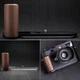 For leica M11 M11P M11M MEV1 Handmade Wooden handle Grip L Plate Alloy Base